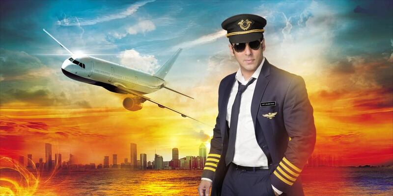 All aboard. Salman Khan's Bigg Boss Season 8 opener has an aviation theme. Courtesy: Colors