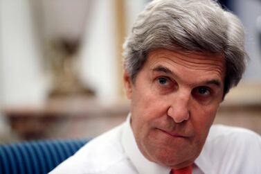 Former US Secretary of State John Kerry will host a discussion at the Abu Dhabi International Book Fair 2019. AP 