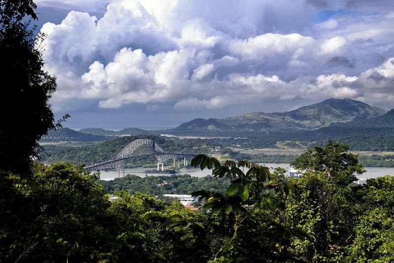 The Panama Canal as seen from Ancon Hill in Panama City.

Eddie Gerald / Demotix / Corbis