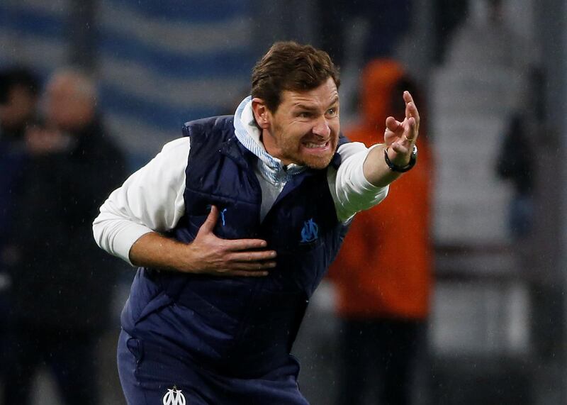 Soccer Football - Ligue 1 - Olympique de Marseille v Nimes Olympique - Orange Velodrome, Marseille, France - December 21, 2019   Olympique de Marseille coach Andre Villas Boas reacts    REUTERS/Jean-Paul Pelissier