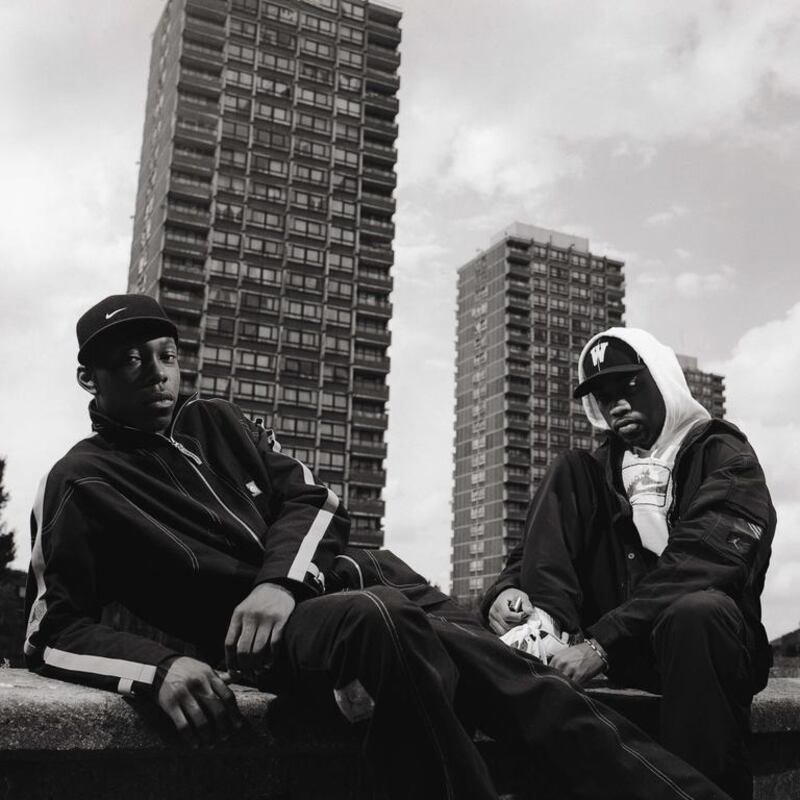 British rappers Dizzee Rascal, left, and Wiley. David Tonge / Getty Images