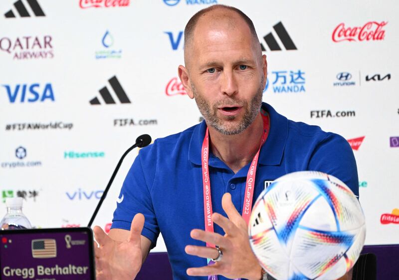 USA's coach Gregg Berhalter says his team are ready to face the Netherlands. AFP