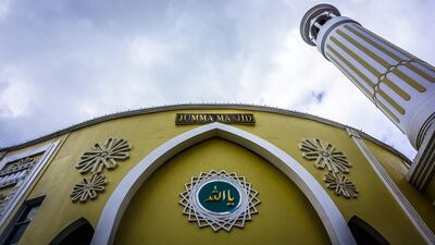 The front of the Jumma Mosque, the oldest in Maputo, Mozambique. March 23, 2019. Jack Moore / The Nationa