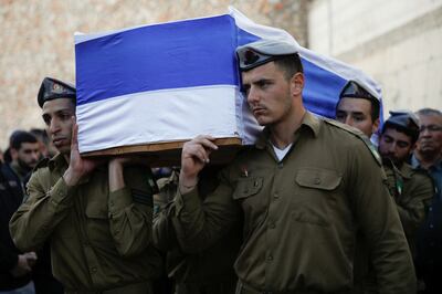 The funeral of Israel's Druze minority Staff Sergeant Sufian Dagash, 21, who was killed in the Gaza Strip, in northern Israel. Reuters
