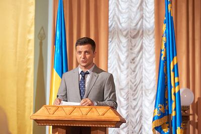 In 'Servant of the People', Zelenskyy plays a school teacher with no political experience, who becomes the president of Ukraine. Studios