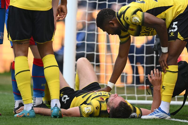 Tom Cleverley – 4. The long-serving Watford player was forced off in the second half. He took a hit in the first half before going down against just after the break. AFP