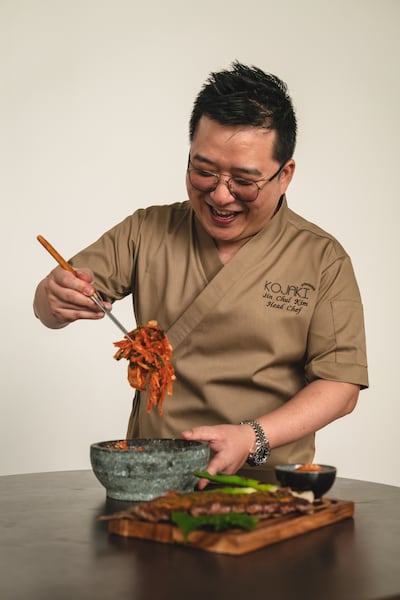 South Korean chef Jin Chul Kim says he loves the sense of happiness food can inspire
