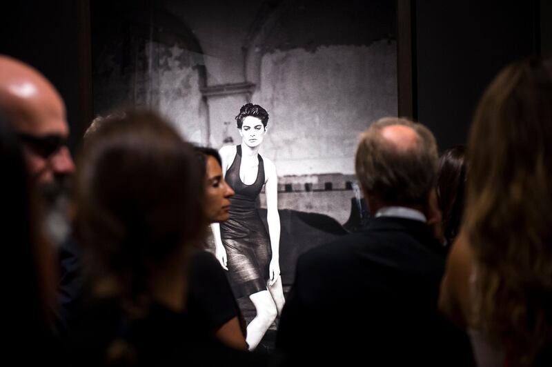 TURIN, ITALY - OCTOBER 06:  Guests attend the opening gala of 'A Different Vision On Fashion Photography' By Peter Lindbergh Exhibition at Reggia di Venaria Reale on October 6, 2017 in Turin, Italy.  (Photo by Giorgio Perottino/Getty Images)