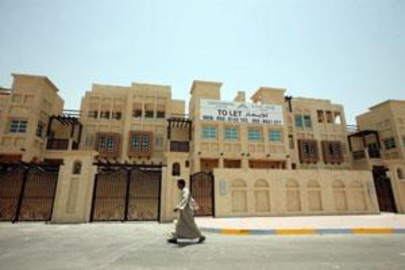 Many villas for rent in Abu Dhabi are going down in price.
