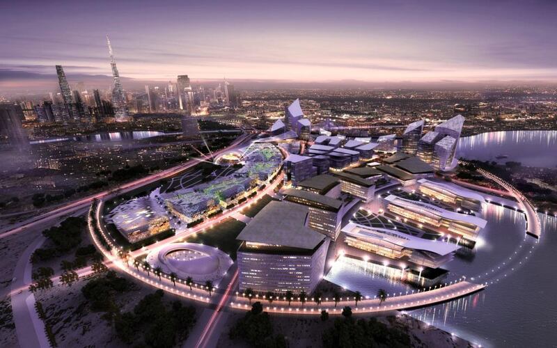 Tecom Investments is investing Dh4 billion for phase one the Dubai Design District, above, which is expected to the completed early next year. Courtesy Government of Dubai