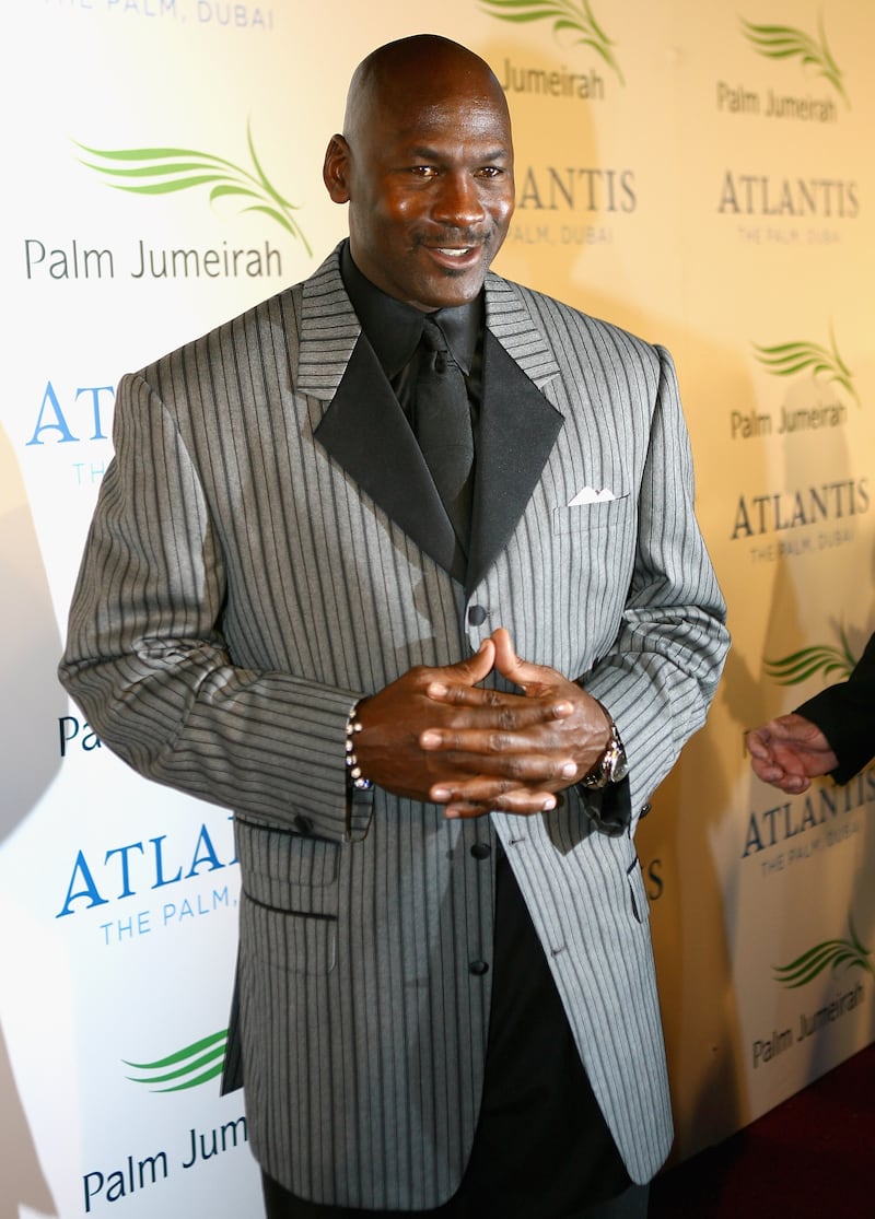 Former Basketball player Michael Jordan at the launch party on November 20, 2008. Photo: Getty