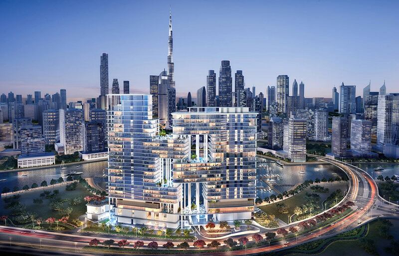 The Dubai edition of the famous Dorchester Hotel will sit along the Dubai Canal in the Marasi area of Business Bay. The project is being developed by Omniyat. Supplied