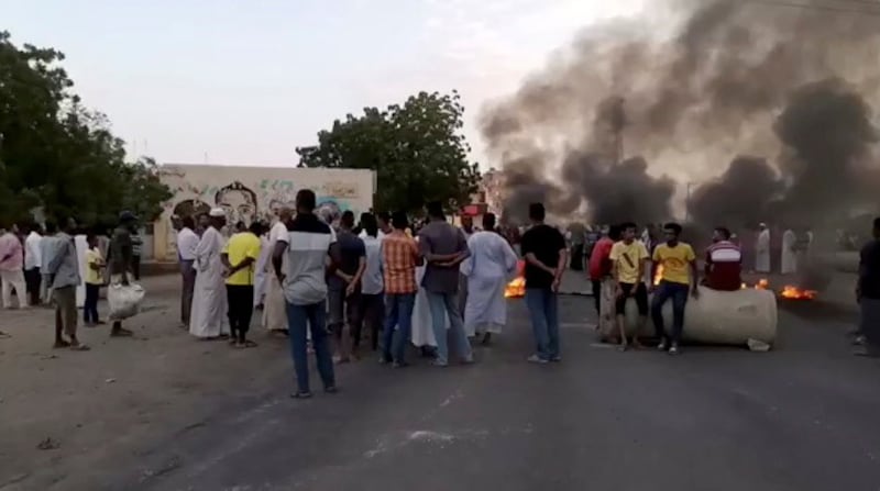 The scene on Khartoum's streets. Photo: Rasd Sudan Network / Reuters