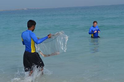 The marine life were set free at Jebel Ali Wetland Sanctuary. Courtesy Atlantis The Palm