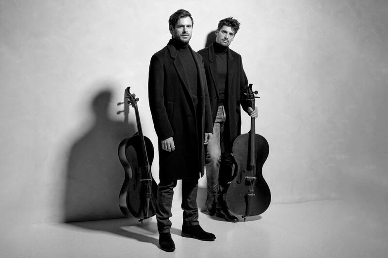 Croation classic group 2Cellos are coming to Dubai in November. Courtesy: MBC