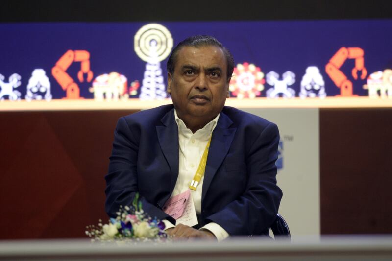 Mukesh Ambani, chairman of Reliance Industries, is India's wealthiest person, according to Forbes. Bloomberg