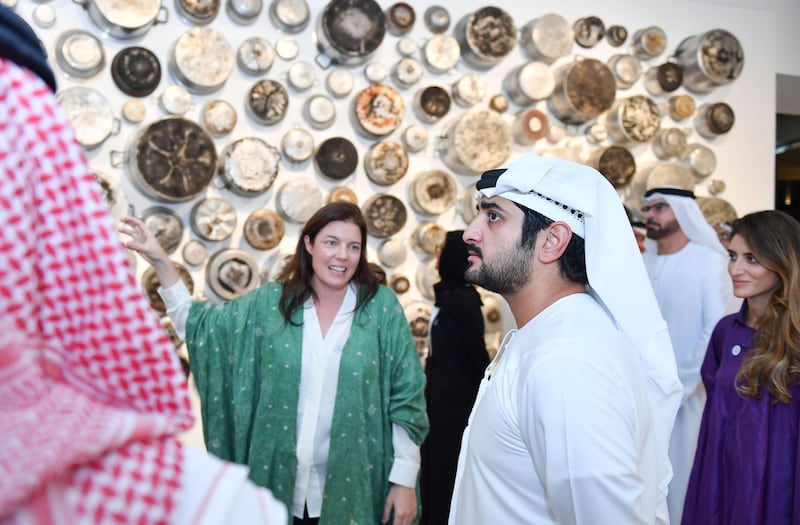 Sheikh Maktoum bin Mohammed bin Rashid Al Maktoum, Deputy Ruler of Dubai inaugurated Jameel Arts Centre, Dubai’s first contemporary arts museum. The Centre is located at Jaddaf Waterfront, one of Dubai Holding’s iconic mixed-use destinations, located along the banks of the Dubai Creek. Dubai Media Office / Wam