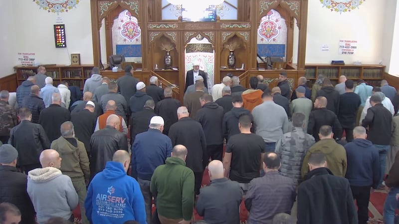 Prayer services have resumed at Omar Mosque in Paterson, NJ, after Imam Sayed Elnakib was attacked. Photo: Omar Mosque