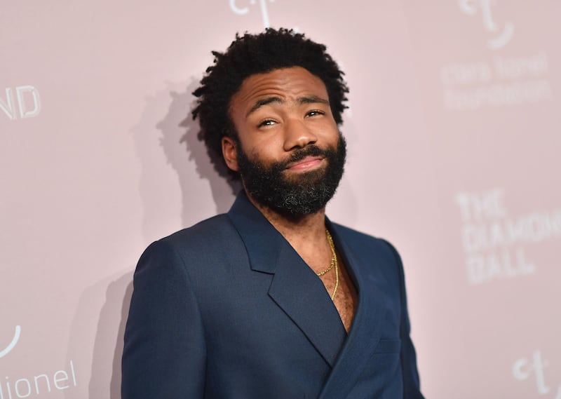 (FILES) In this file photo taken on September 13, 2018 Childish Gambino/Donald Glover attends Rihanna's 4th Annual Diamond Ball at Cipriani Wall Street in New York City.  For many artists, the Grammy awards gala is not just music's biggest night -- it is also a cultural battleground rife with criticisms that provocative black artists are systematically not getting their due. This year, that criticism could be muted -- even if momentarily -- when the Best Music Video prize is handed out.  The five nominees in the oft-overlooked category are boundary-pushing -- and they are all black. Their visual work showcases industry innovation and is rich with social commentary on Donald Trump's America. "It's the year of Trump -- the need to speak out is overwhelming," Carol Vernallis, a music scholar at Stanford University in California, told AFP. "I can imagine African-American artists feeling the need to push."Childish Gambino -- the favorite to win on February 10, 2019, according to award prediction website Gold Derby -- took the internet by storm last spring with his painfully striking viral video, "This Is America."
 / AFP / Angela Weiss / TO GO WITH AFP STORY by Maggy DONALDSON - "Best Music Video Grammy field showcases industry's cutting edge"
