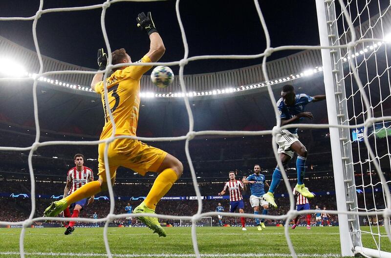 Juventus' Blaise Matuidi scores their second goal. Reuters