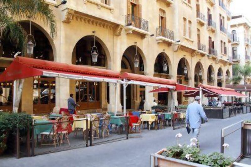 Restaurants, another of Lebanon's economic staple, are closing by the dozen. Mohamed Azakir / Reuters