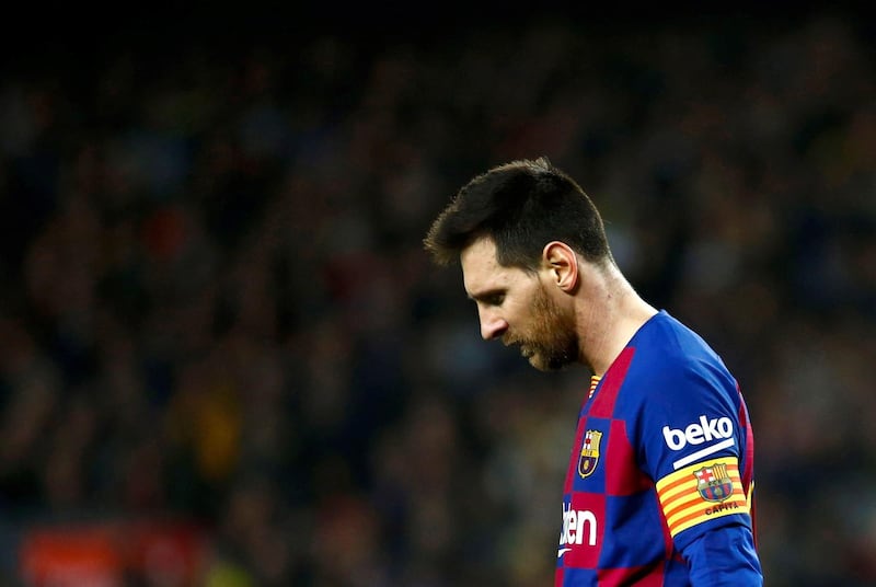 Lionel Messi endured a disappointing season at Barcelona. EPA