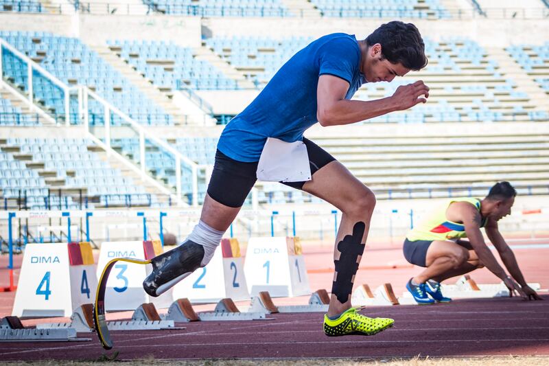 Arz Zahreddine is hoping to make history at the Tokyo Paralympics. Christel Saneh for The National