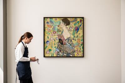 Lady with the Fan was previously estimated at $80 million. Photo: Sotheby's
