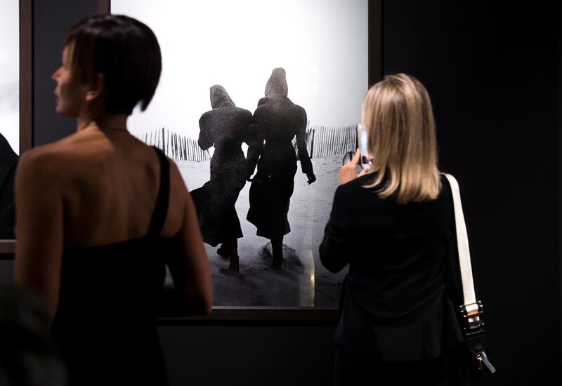 TURIN, ITALY - OCTOBER 06:  Guests attend the opening gala of 'A Different Vision On Fashion Photography' By Peter Lindbergh Exhibition at Reggia di Venaria Reale on October 6, 2017 in Turin, Italy.  (Photo by Giorgio Perottino/Getty Images)