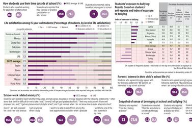 The results of the OECD Programme for International Student Assessment’s Students’ Well-Being report. Ramon Penas / The National