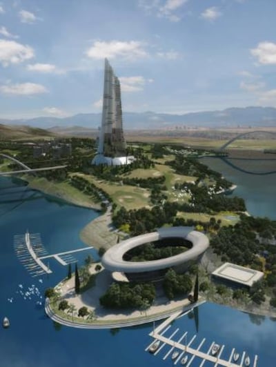 Europe's first intelligent city will have a marina, an adventure water park and a Formula One track. Courtesy Cora Alpha