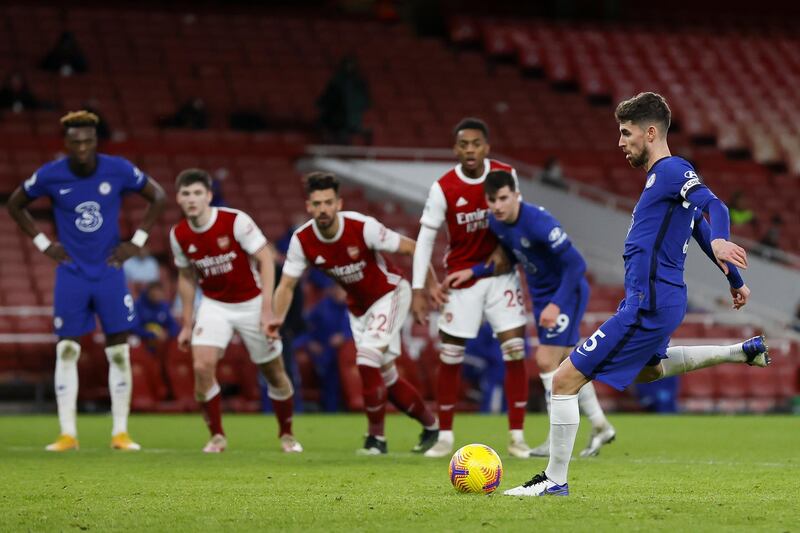 SUB: Jorginho – 4: Brought on at half time, provided some tempo but then spoiled it by missing his penalty, which would’ve given visitors glimmer of hope in injury time. Run-up remains questionable. EPA