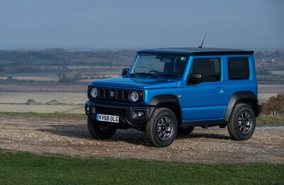 The Jimny can scrabble over anything.