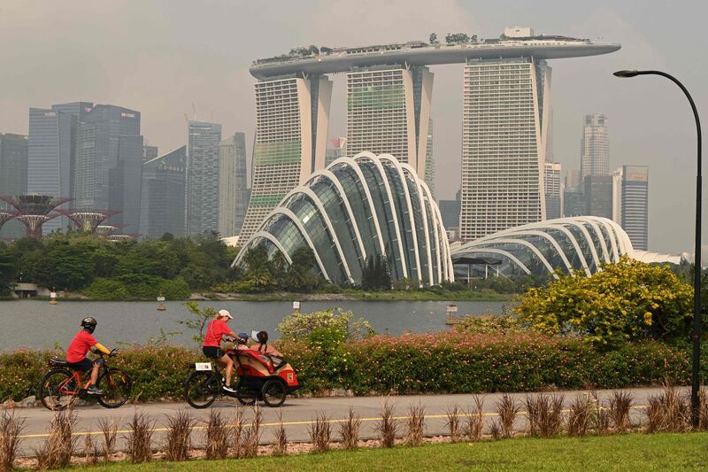 Singapore is the world's fifth wealthiest city with 240,100 millionaires. AFP