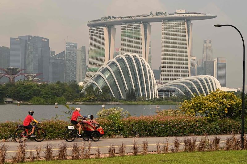 Singapore is the world's fifth wealthiest city with 240,100 millionaires. AFP
