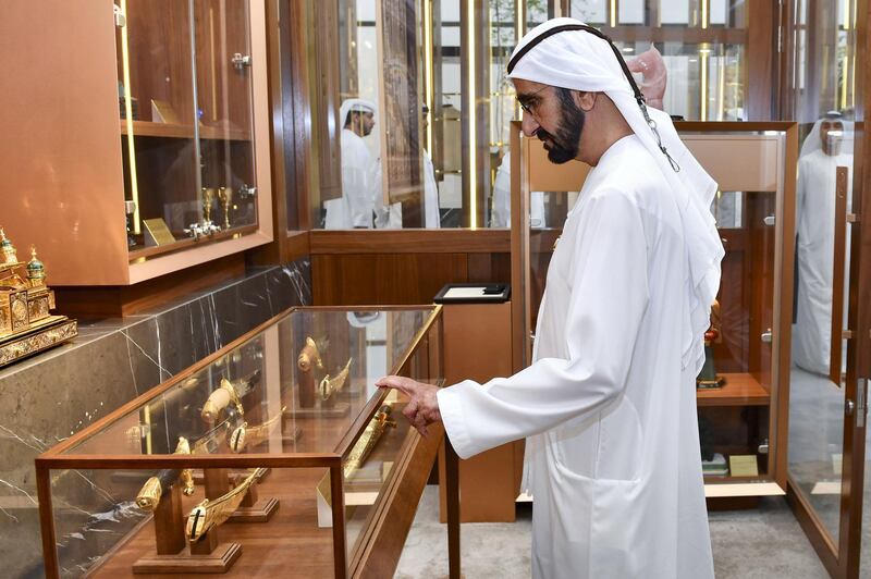 Sheikh Mohammed toured the city’s private aviation building, inspected the passenger terminal for those travelling through the Al Maktoum International Airport, and visited a duty-free market. WAM