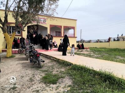 The primary health clinic in Tal Abyad  serves 10,000 people and is supported by the charity Hands Up. Courtesy Hands Up Foundation