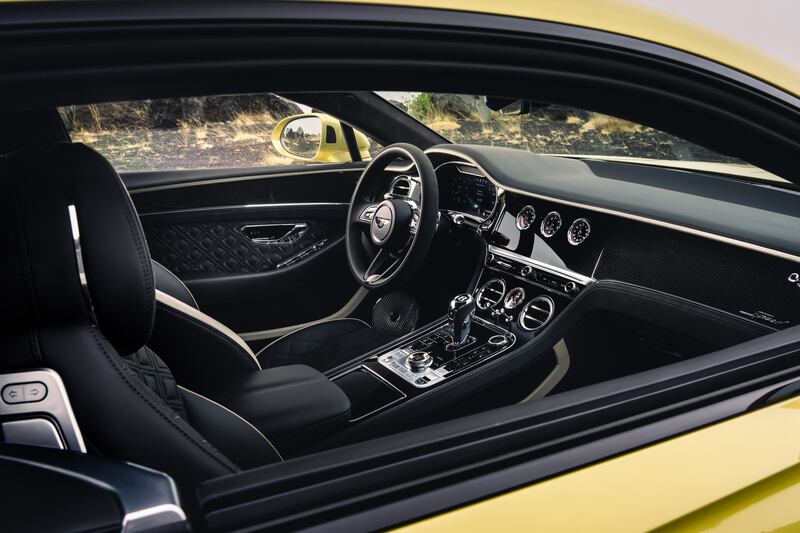 The cabin is impeccably and opulently crafted, with diamond-quilted leather seats