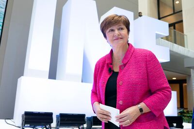 International Monetary Fund's managing director Kristalina Georgieva. Getty