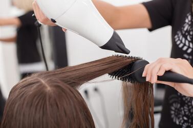 Blow-drying is a temporary solution to frizz-free hair, which can lead to heat damage. Courtesy The White Room 