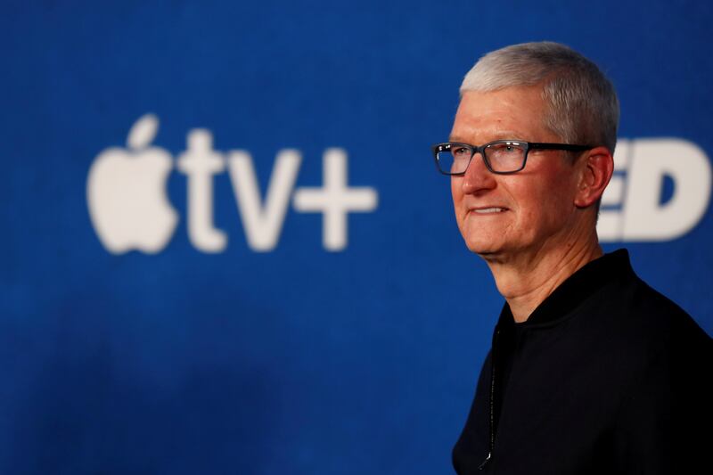 Apple's chief executive Tim Cook earned more than $14.7 million in salary last year. Reuters
