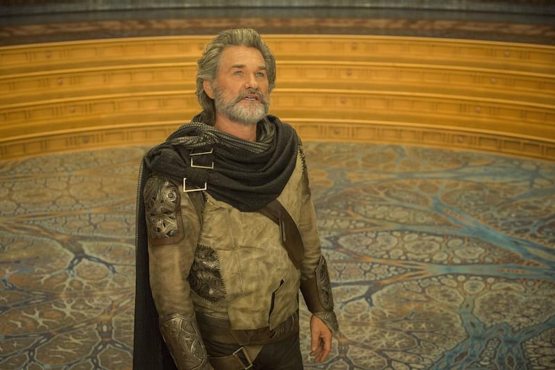 Kurt Russell as Ego the Living Planet in Marvel’s Guardians Of The Galaxy Vol. 2. Chuck Zlotnick / Disney-Marvel via AP