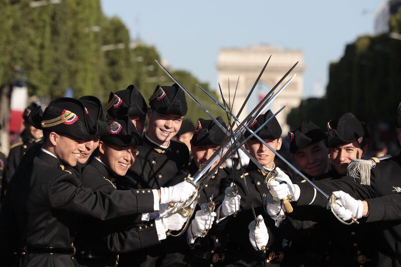The Bastille Day military parade. Joel Saget / AFP Photo