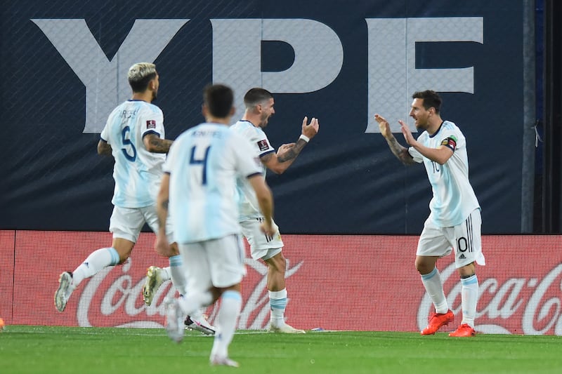 HOW ARGENTINA QUALIFED FOR WORLD CUP 2022:
October 8, 2020. Argentina 1 (Messi pen 13’) Ecuador 0: Three points to kick-off the campaign thanks to Lionel Messi’s first-half penalty that extended their unbeaten run under manager Lionel Scaloni to eight games. "It was important to start with a win because we know how difficult the qualifiers are and all the matches are going to be as hard as this one," Messi said. Getty
