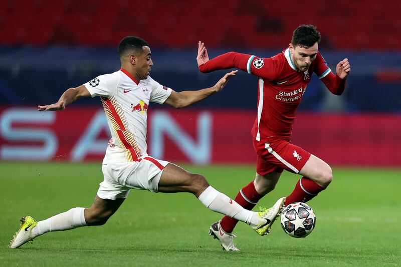 Andrew Robertson 6 - The Scot was not as bold as usual but that was understandable because protecting the two-goal advantage from the first leg was the priority. He gave the ball away too much. Substituted for Tsimikas in the final minute. Getty
