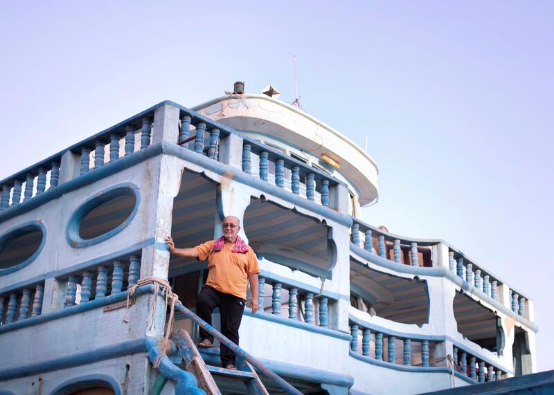 DUBAI, UNITED ARAB EMIRATES - JULY 10 2019.

A dhow's cook overlooks the loading of items.

For many people, the creek (Khor) with its dhow moorings, abra water taxis, and souks is the very essence of the old city - the place where many things have started. 

For decades, Dubai Creek has been a hub of activity as traders bring in goods and sell their wares at the bustling markets nearby.


 
Photo by Reem Mohammed/The National)

Reporter: JOHN DENNEHY
Section: 