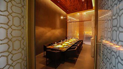 The private dining room of 99 Sushi. Courtesy 99 Sushi