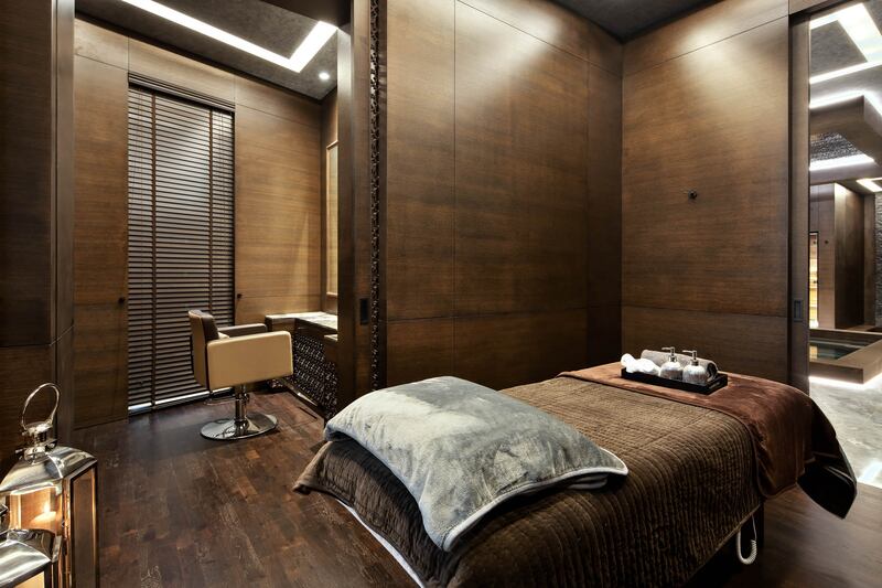 The spa has a sauna, steam room, vitality pool, 10°C ice pool, massage room and salon room.