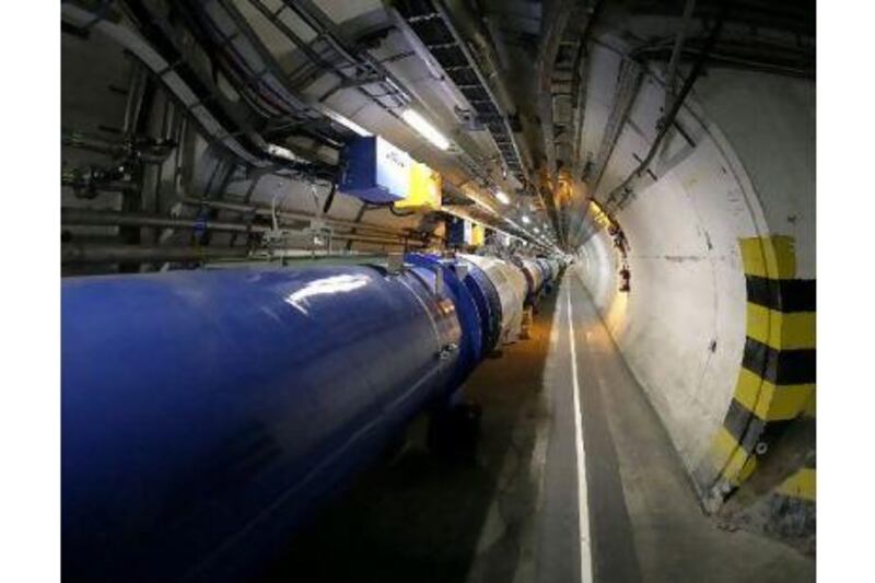 A reader comments that the Large Hadron Collider is changing our understanding of the universe. Martial Trezzini / AP