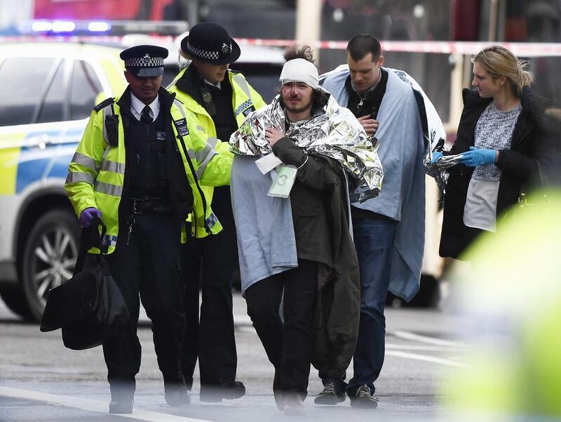 Five people were killed in the attacks on Westminster Bridge and at the Houses of Parliament. Carl Court/Getty Images
